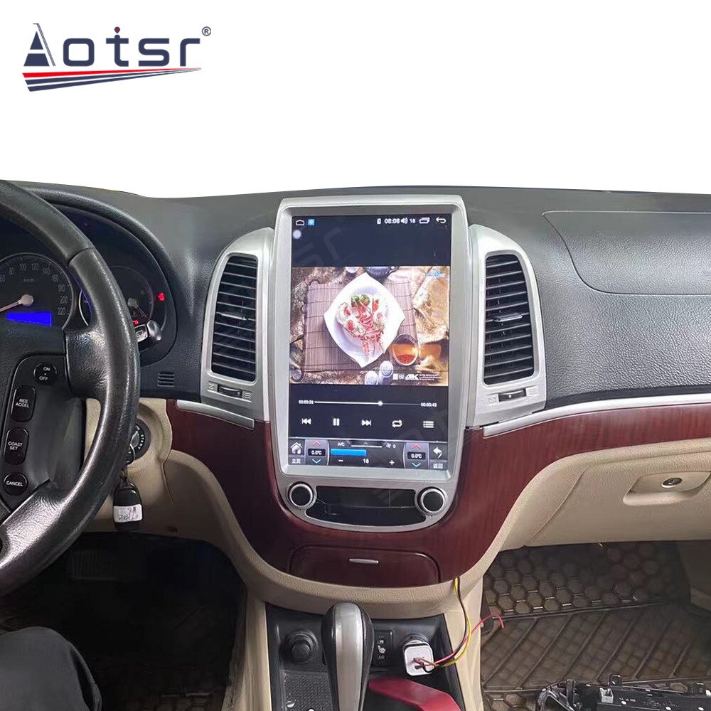 Car Radio Android For Hyundai Santa Fe 2006 2007 2008 - 2012 GPS Navigation Multimedia Tesla Touch Screen 128GB Stereo Carplay-Aotsr official website