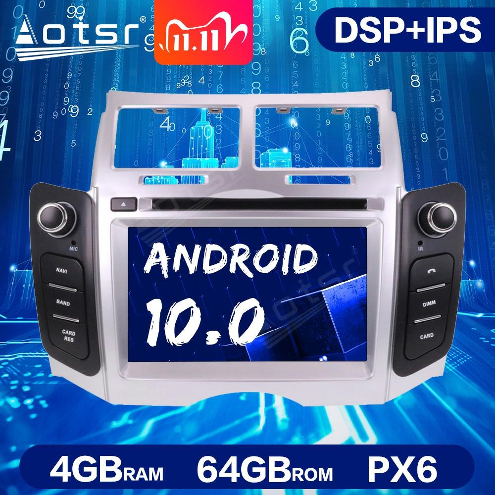 Android 10.0 PX6 4GB+64GB DSP Car DVD Player Multimedia Player for Toyota Yaris 2005-2011 Auto Stereo GPS Navigation Head Unit-Aotsr official website