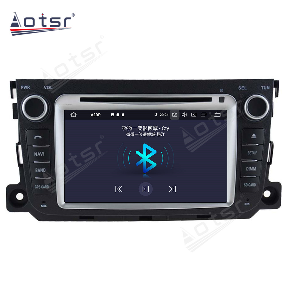 Android 11.0  Multimedia Player 128G For Benz Smart 2013 with GPS navigation suitable for Mercedes Benz stereo main unit DSP Carplay -Aotsr official website
