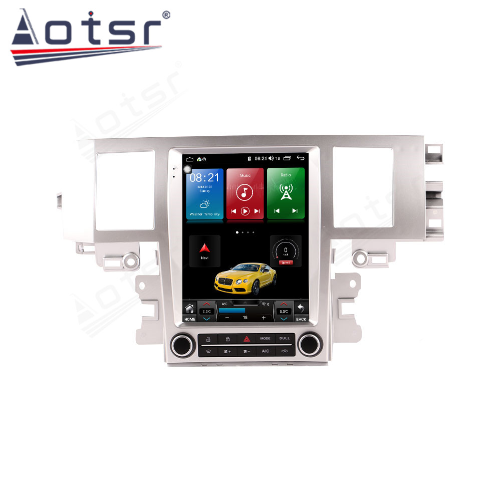 Android 11.0 multimedia player with GPS navigation stereo main unit DSP Carplay 6GB + 128GB suitable for Jaguar XF 04-15 silver-Aotsr official website