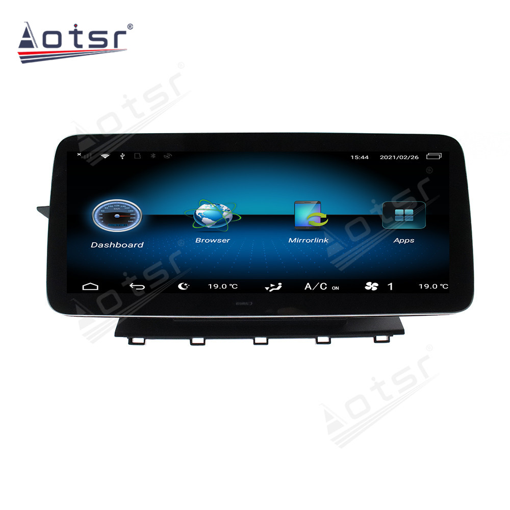 Android 10.0 multimedia player with GPS navigation stereo main unit DSP  8GB + 128GB suitable for Benz 08-12GLK