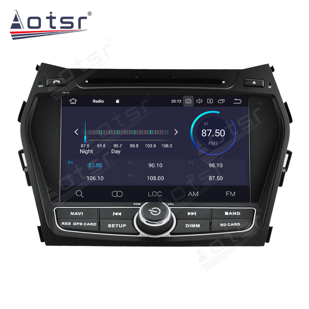 6+128G For Hyundai IX45 Sante Fe 2013 2014 2015 2016 - 2018 Car Stereo Multimedia Player Android Navi Radio Carplay Head Unit-Aotsr official website
