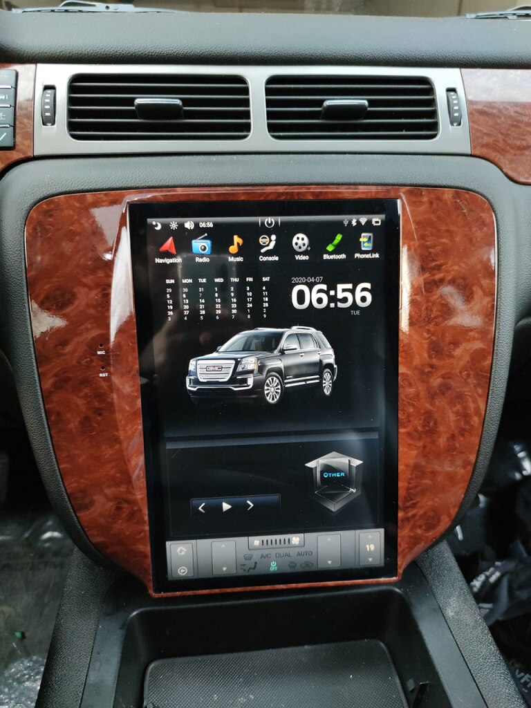 Tesla Screen Android 11 For GMC Yukon/ Chevrolet Tahoe/Chevrolet silverado 2007 - 2012 Android Car Radio Player Car GPS Navigation Audio