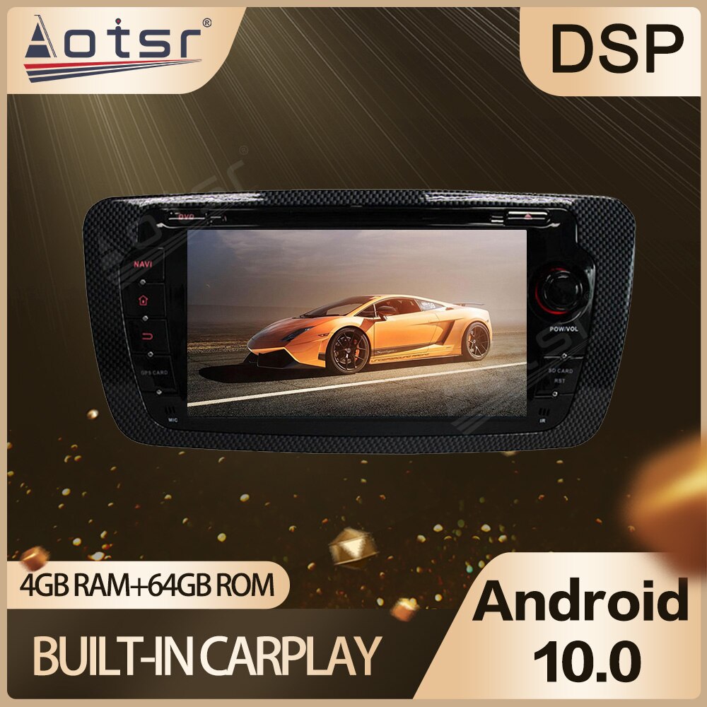 Android 10.0 Car Radio DVD Player For SEAT IBIZA 2009-2013 Car GPS Navigatioion Multimedia Screen Auto Stereo Audio Head Unit-Aotsr official website