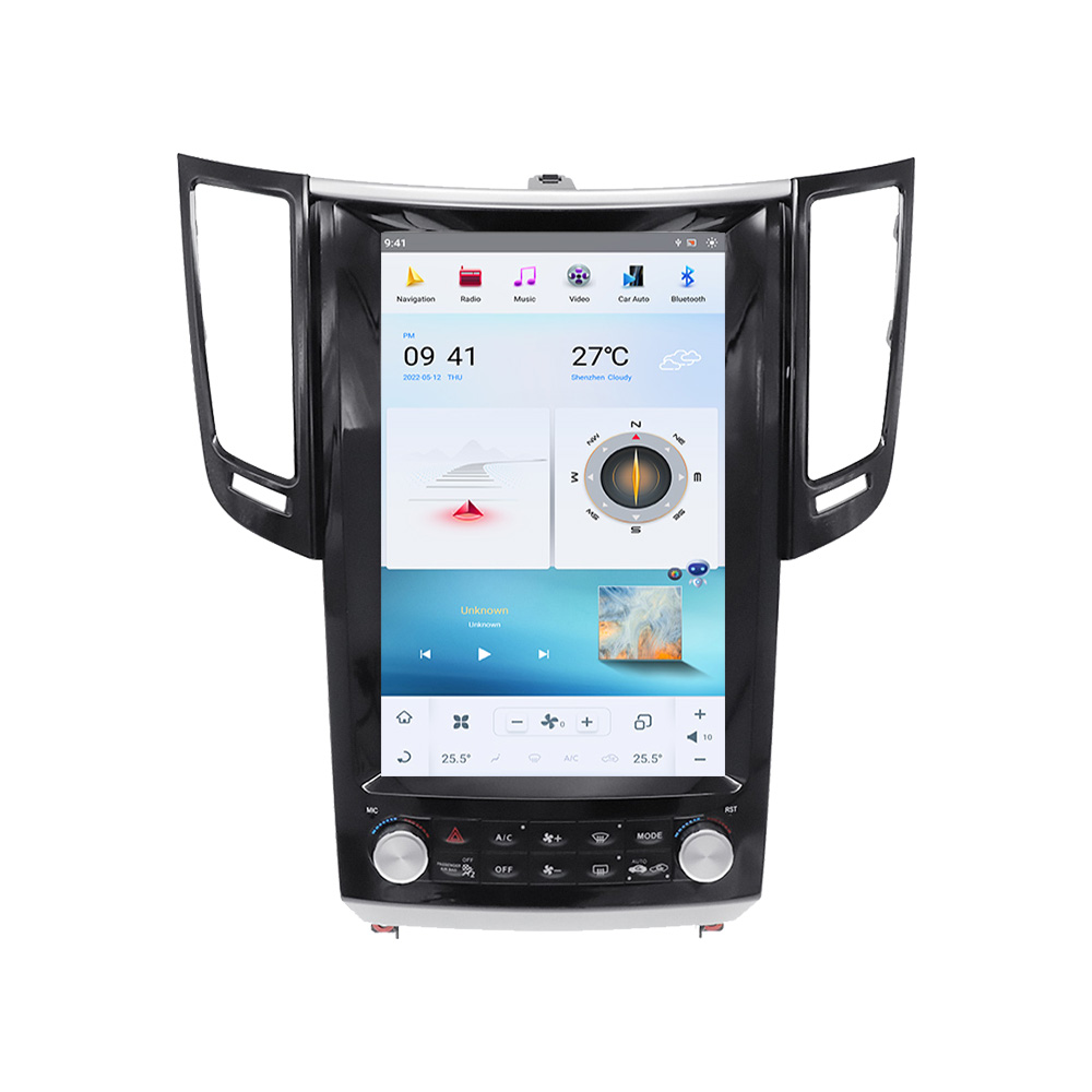 For Infiniti FX35 2009 2010 2011 2012 2013 Car Radio Multimedia Player GPS Navigation Android 128G Vertical Screen  Tesla Style Head Unit-Aotsr official website