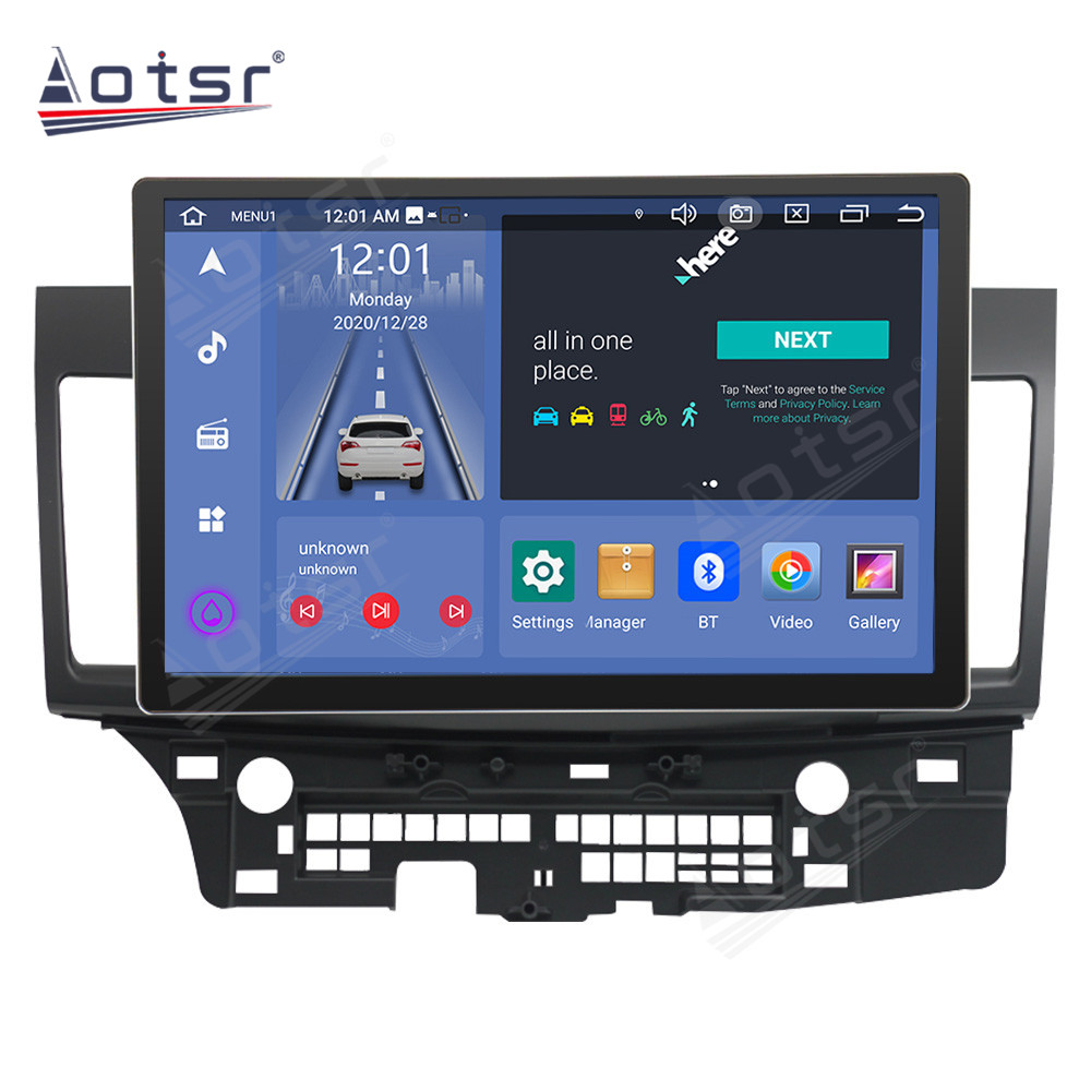 13.3 Inch Android 12 Auto For Mitsubishi Lancer 2007-2015 Car Multimedia Player GPS Navigation Auto Radio Stereo Head Unit 