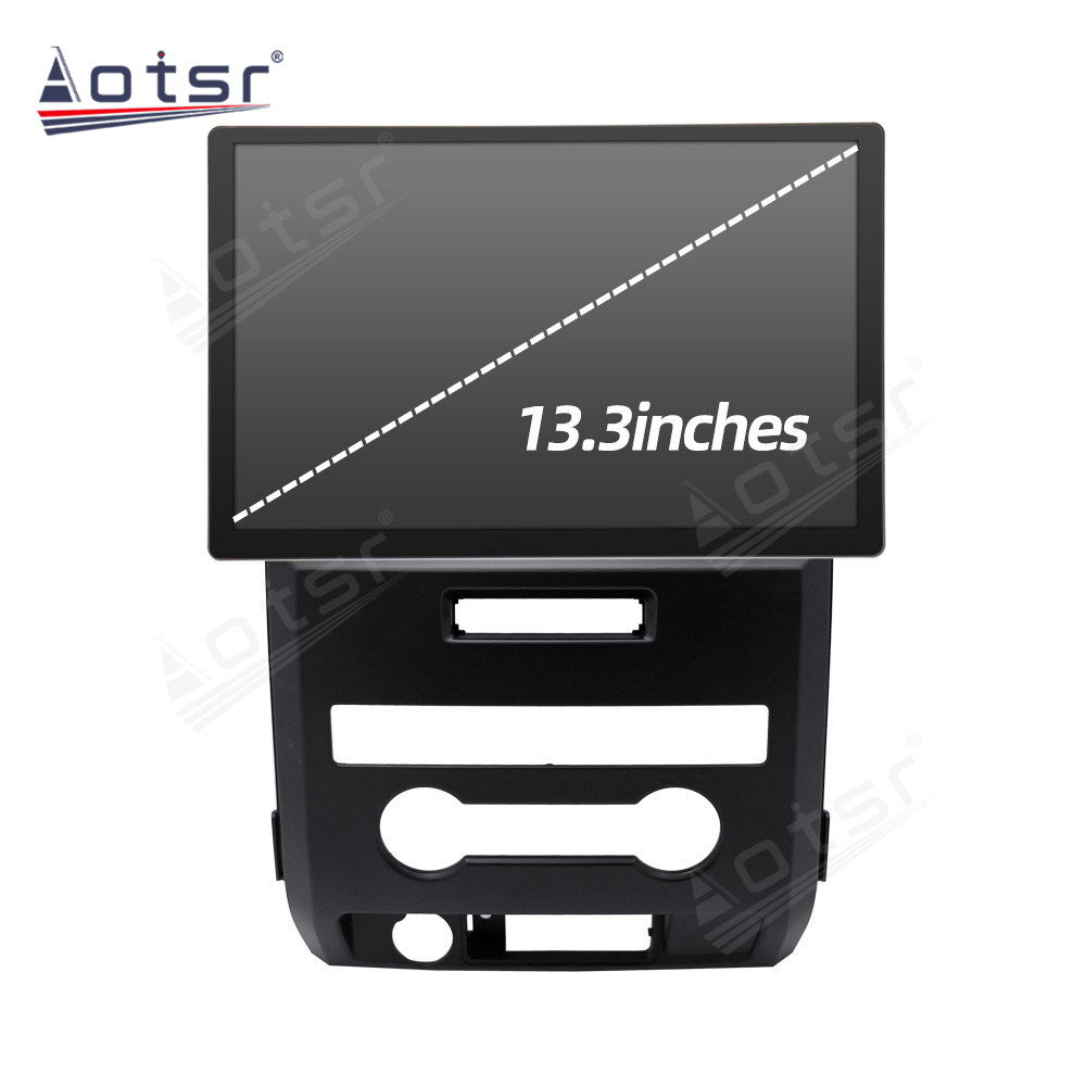 13.3 Inch Android 11 Auto For Ford Raptor F150 2008-2014 Car Multimedia Player GPS Navigation Auto Radio Stereo Head Unit 