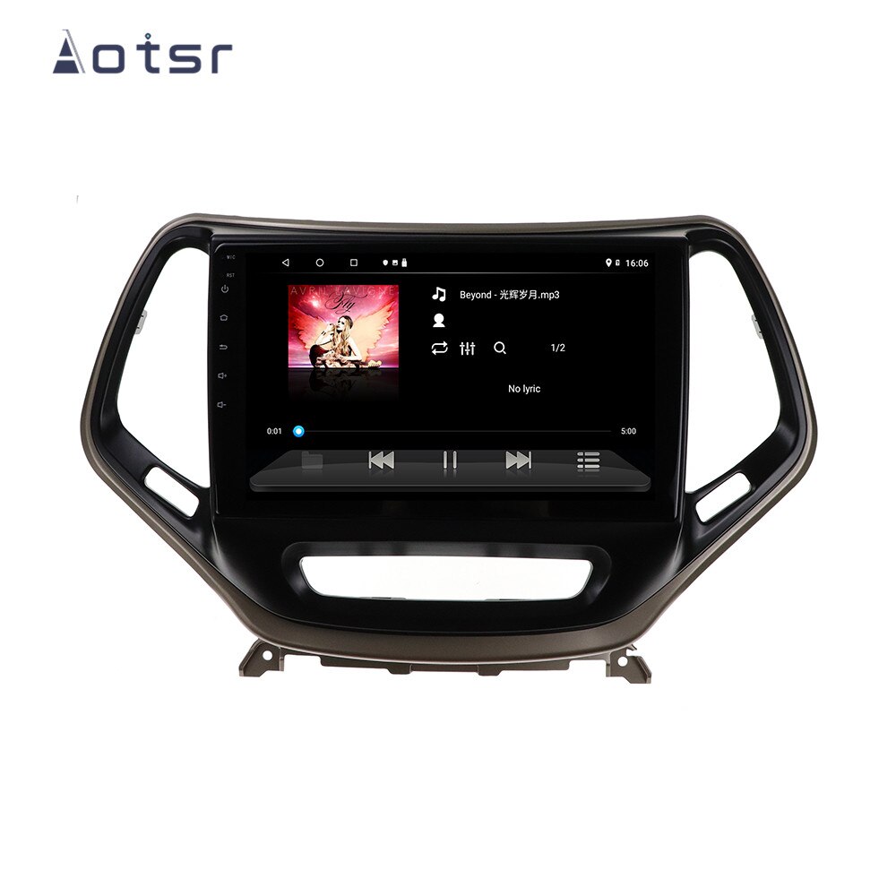 128G Touch Screen For Jeep Cherokee 2015 - 2019 Android 10 Car GPS Navigation Multimedia Recorder DVD Video Player Carplay Unit-Aotsr official website