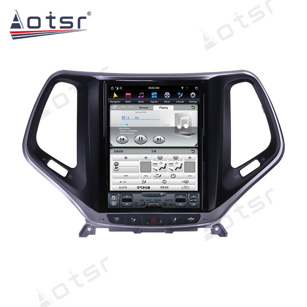 128GB Car GPS Navigation For JEEP Cherokee 2014-2019 Android 9.0 Car Radio Multimedia Video Player Tesla Screen Autoradio Stereo-Aotsr official website