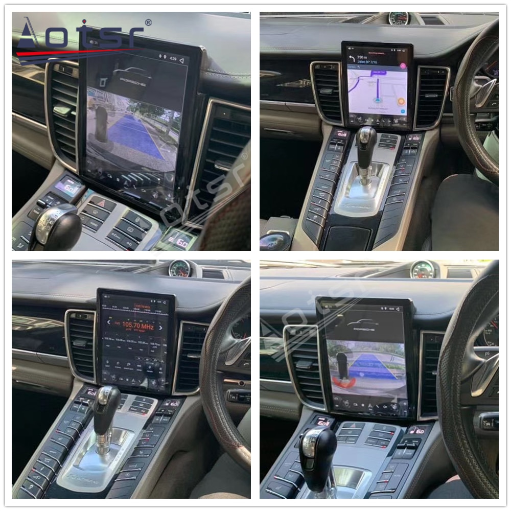 Car GPS Navigation For Porsche Panamera 2011-2016 Android Radio Multimedia Player 64G 4K Tesla Head UnitAuto Stereo Audio Screen-Aotsr official website