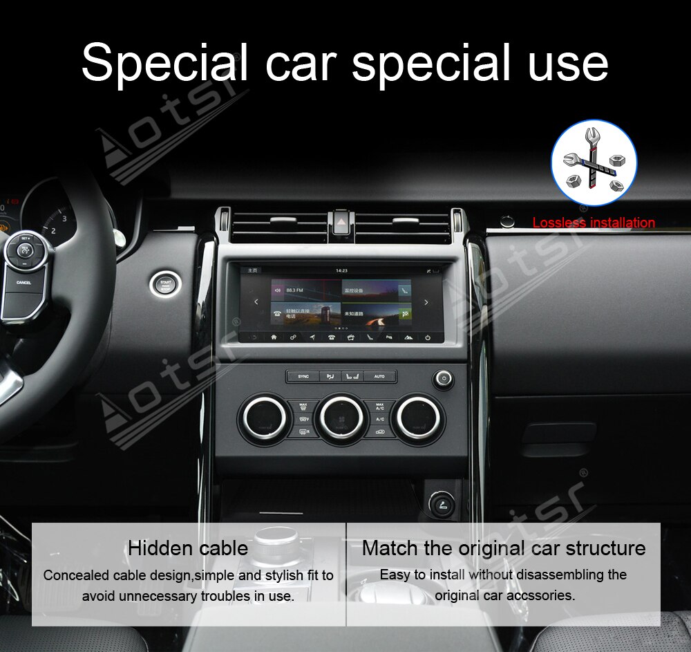 QI Car Wireless Charger For  Land Rover Discovery 5 Intelligent Infrared Fast Charging Phone Holder for iPhone Samsung Huawei-Aotsr official website