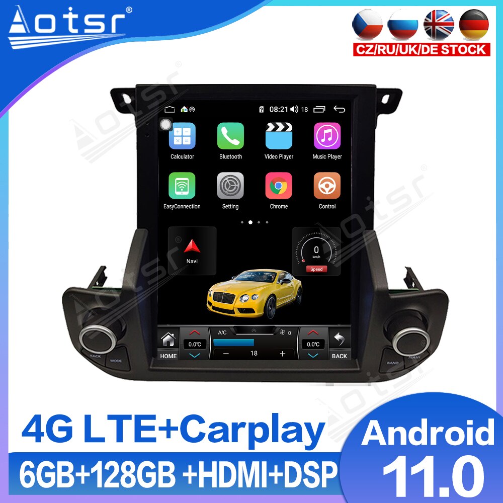 Tesla Style Screen For Land Rover Discovery 4 Car Radio GPS Navigation Android 11 128G Multimedia Player Audio Stereo Head Unit-Aotsr official website