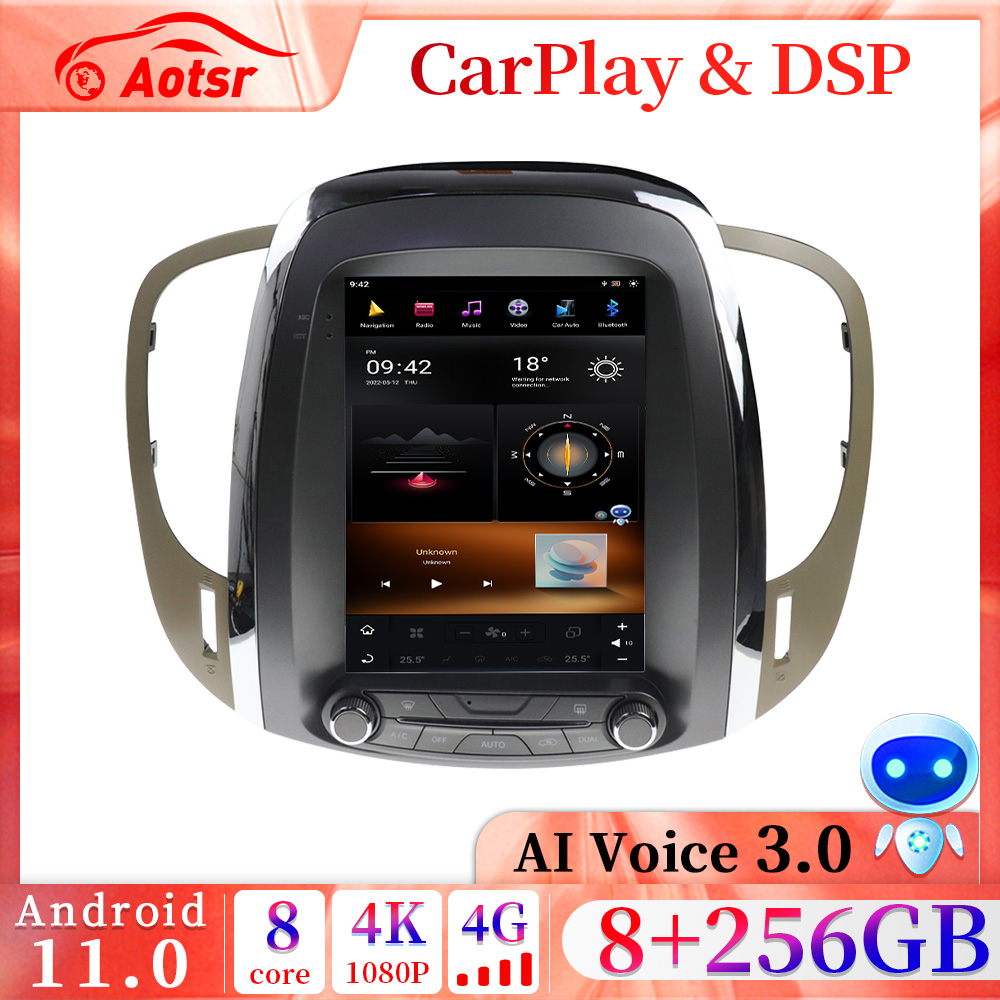 Android 11 4GB+64GB Tesla Style Car Radio GPS Navigation For Buick lacrosse 2008-2014 Auto Stereo Multimedia Player Head Unit-Aotsr official website