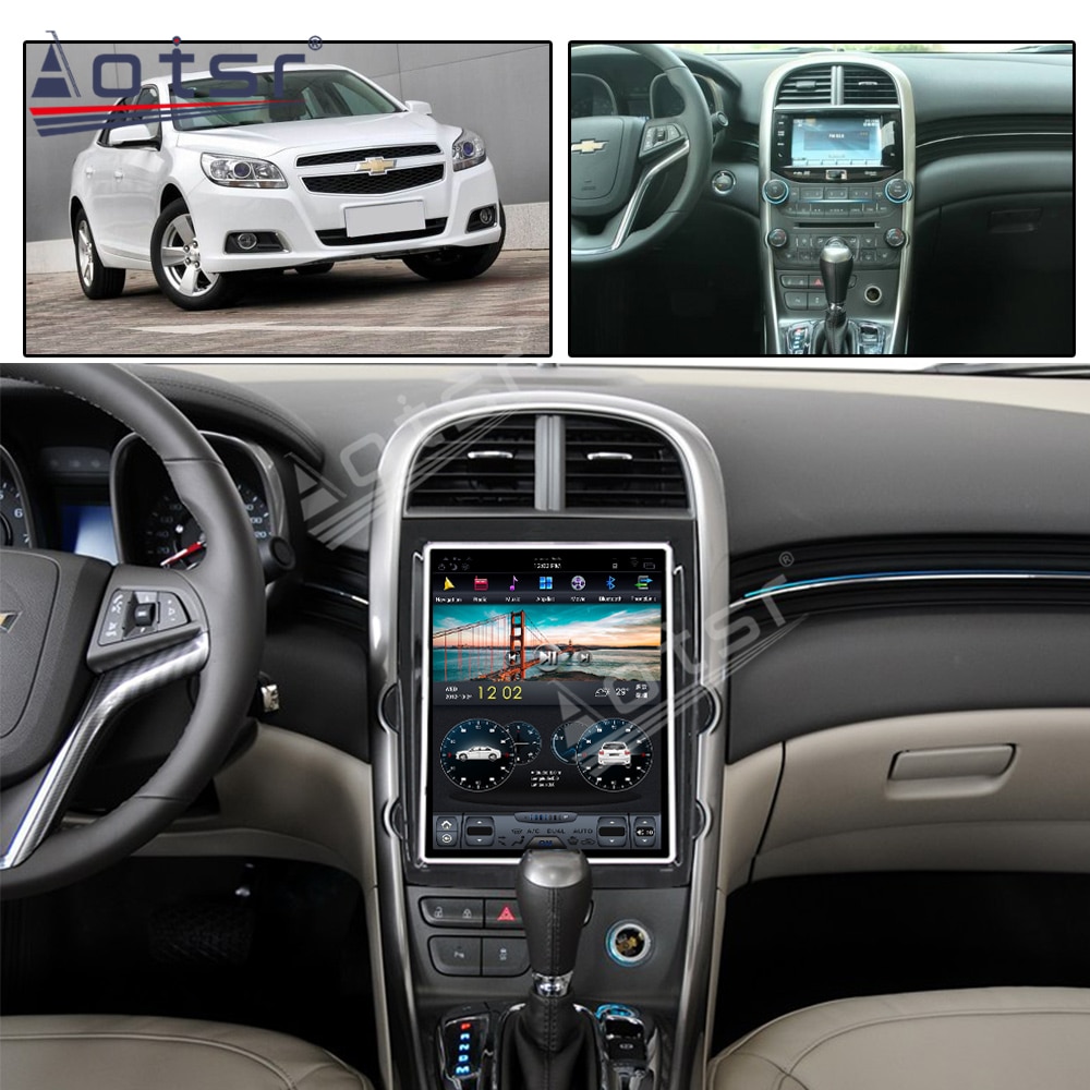 For Chevrolet Malibu 2013 Android Radio GPS Navigation 2014 2015 2016 Tesla Screen PX6 Multimedia Stereo Player Head Unit Audio-Aotsr official website
