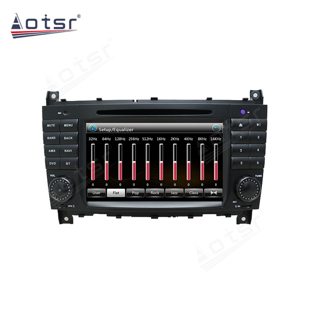 For Mercedes-Benz C-Class W203 2004-2007/CLC W203 2008-2010/CLK Wince 6.0 CD DVD Player Single DIN 7 Inch GPS Navigation Player-Aotsr official website