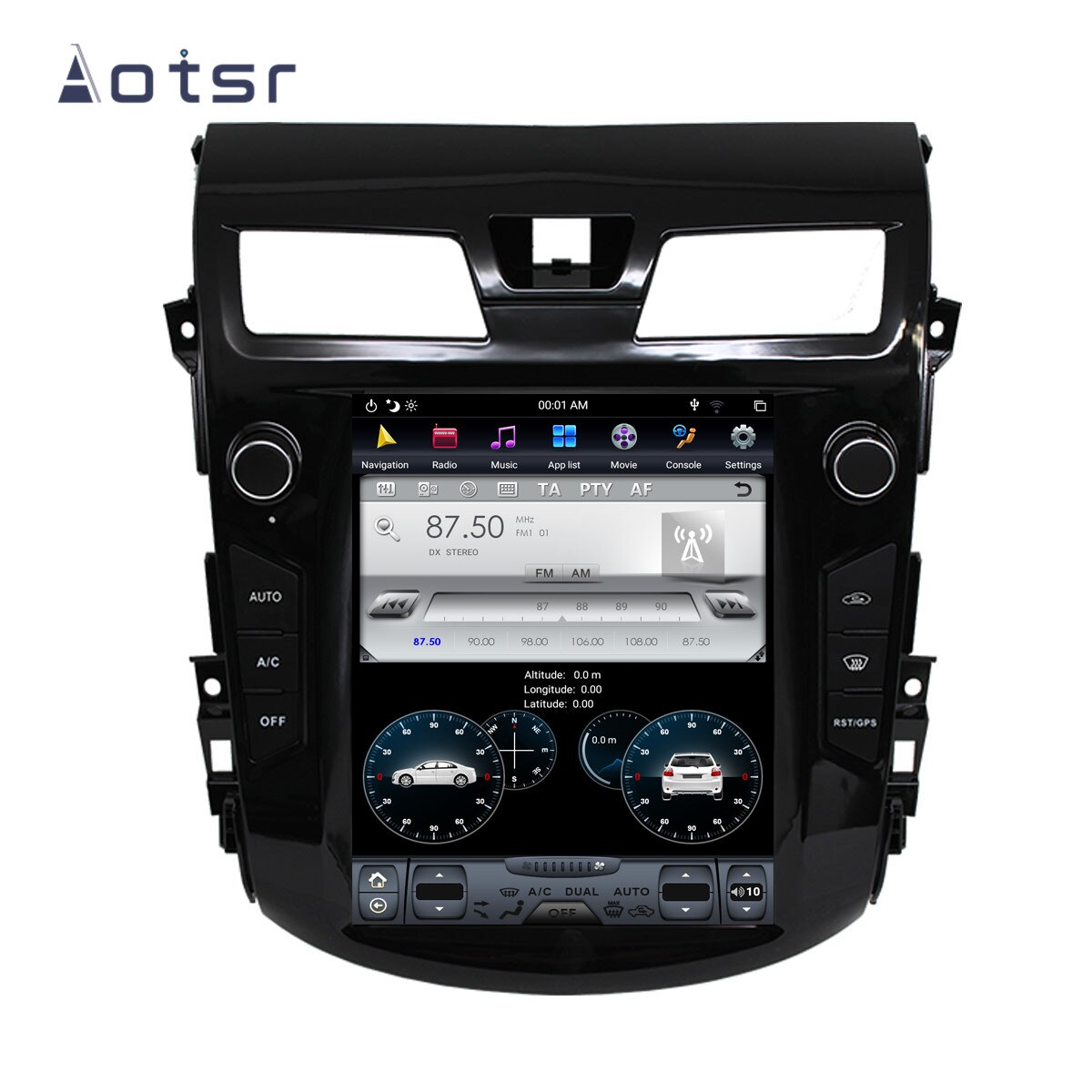 PX6 Android 9 Tesla style Car DVD Player GPS navigation for Nissan Teana 2013+ Car Auto Radio Stereo Multimedia Player Head Unit-Aotsr official website