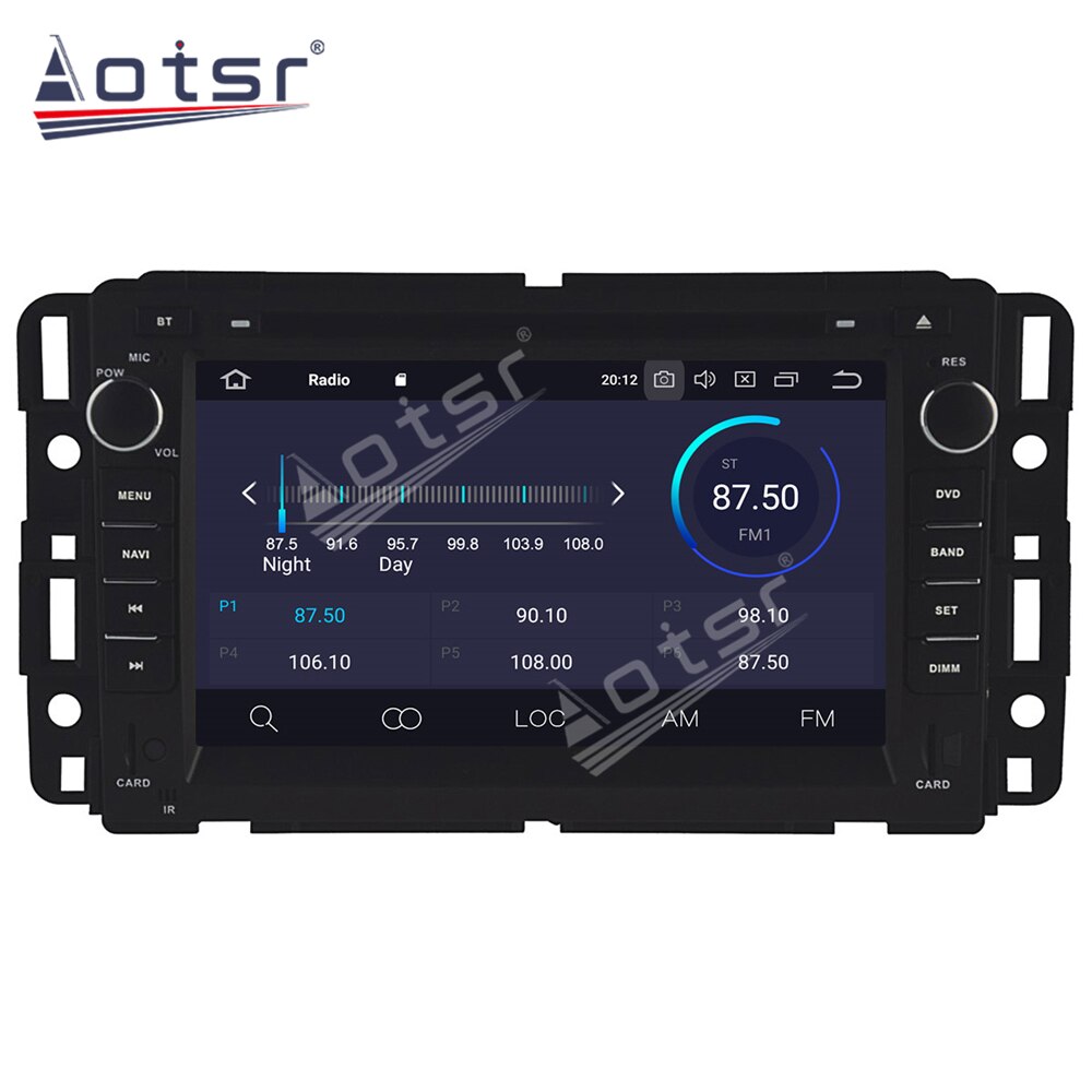 Android 11.0 6GB+128GB DSP Car Multimedia Audio Radio For GMC Yukon Tahoe 2007-2012 Car GPS Navigation Unit Radio Tape Recorder-Aotsr official website