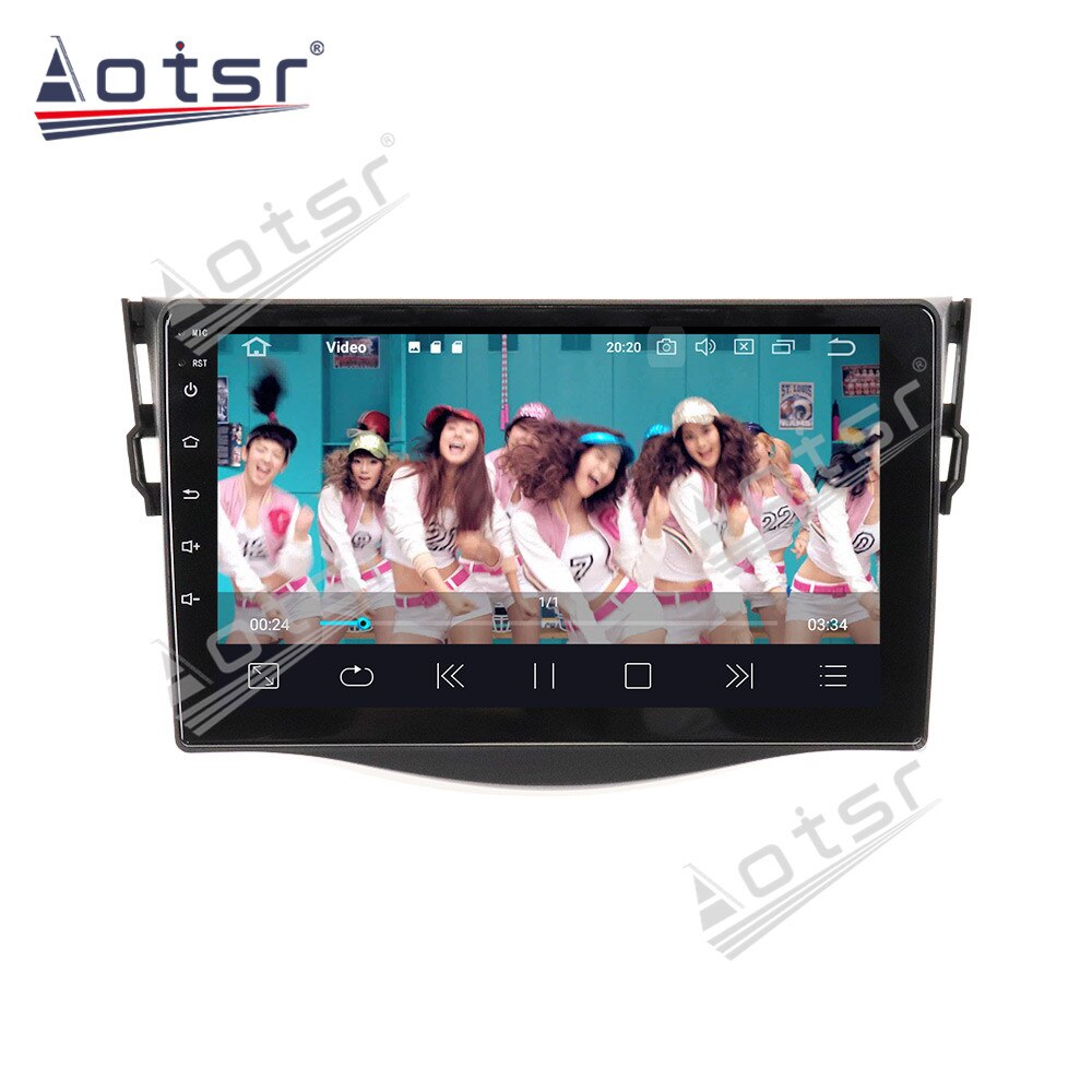 10 inch IPS Screen For TOYOTA RAV4 2006 - 2012 Car Multimedia Bluetooth 5.0 Radio Player Stereo Android Build in DSP Audio Navi head unit-Aotsr official website