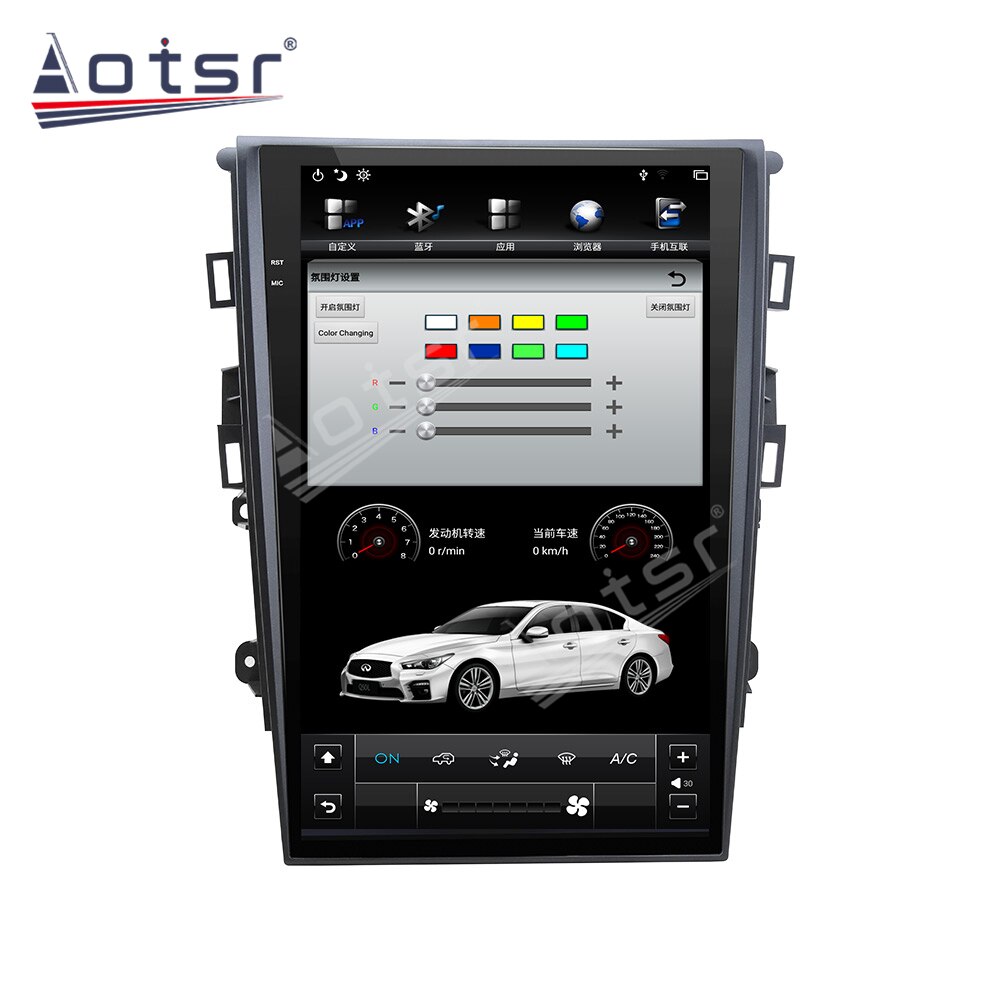 Car GPS Navigation For Ford Mondeo MK5 2013-2019 Android Radio Multimedia Player Auto Head Unit Audio Recorder Video PX6 64GB 4K-Aotsr official website