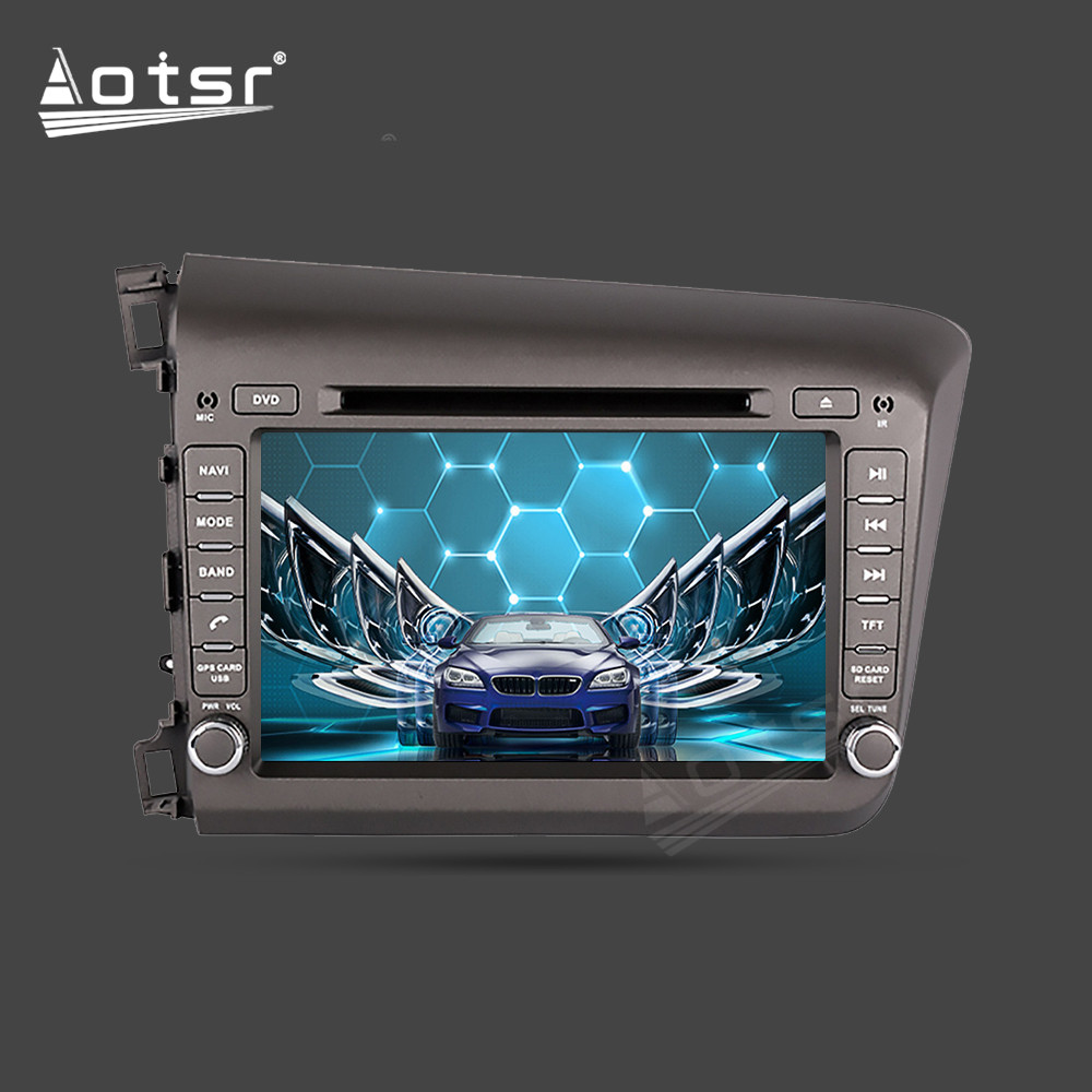 Qualcomm Android 11 Car Radio 8 Core Autoradio For HONDA CIVIC 2012+ GPS Navigation DVD Multimedia Player Head Unit-Aotsr official website