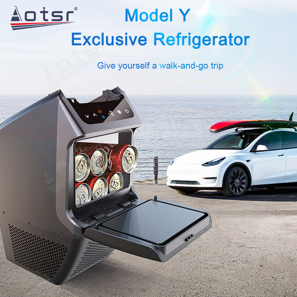 Car Refrigerator For Tesla Model Y Freezing Heating