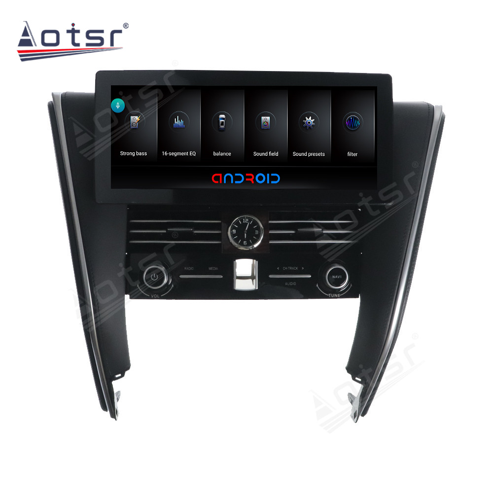 Android 12 Auto For Toyota Alphard 30 2015 - 2020 Head Light Dashboard