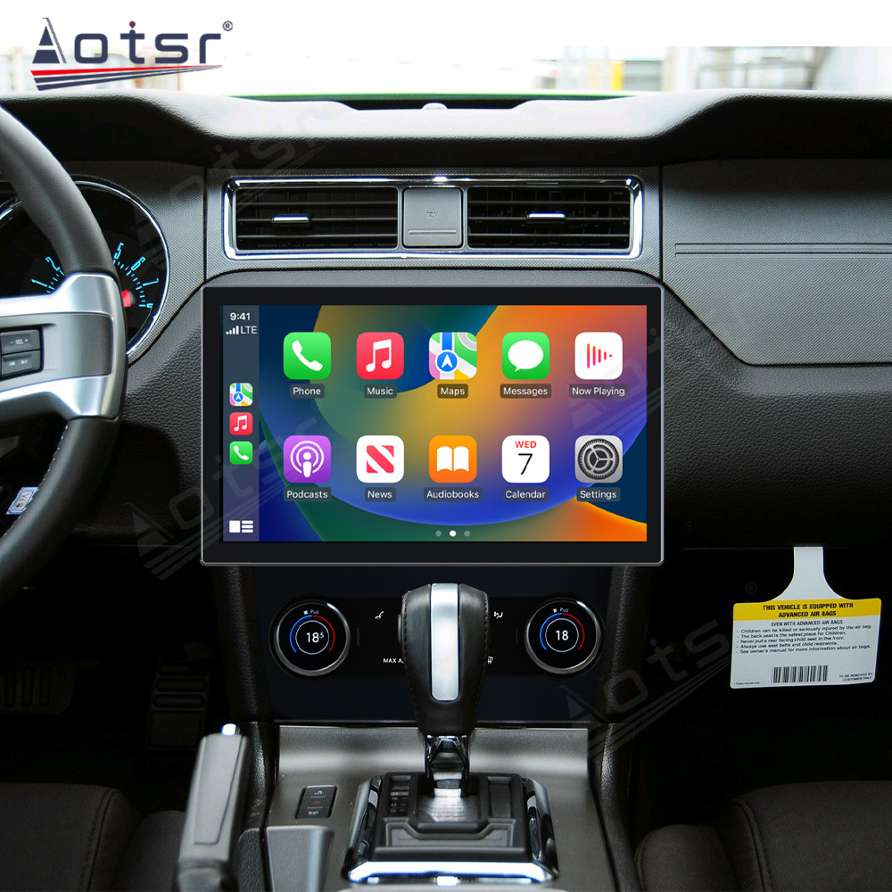 13.3 Inch Android 12 For FORD Mustang 2010-2014 Car Multimedia Player GPS Navigation Auto Radio Stereo Head Unit 