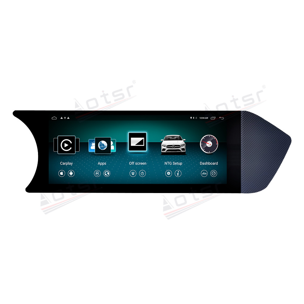Android 12 Car multimedia player head unit For Mercedes Benz C Class W204 2011 - 2014 NTG 4.5 Radio stereo Audio gps tape recorder
