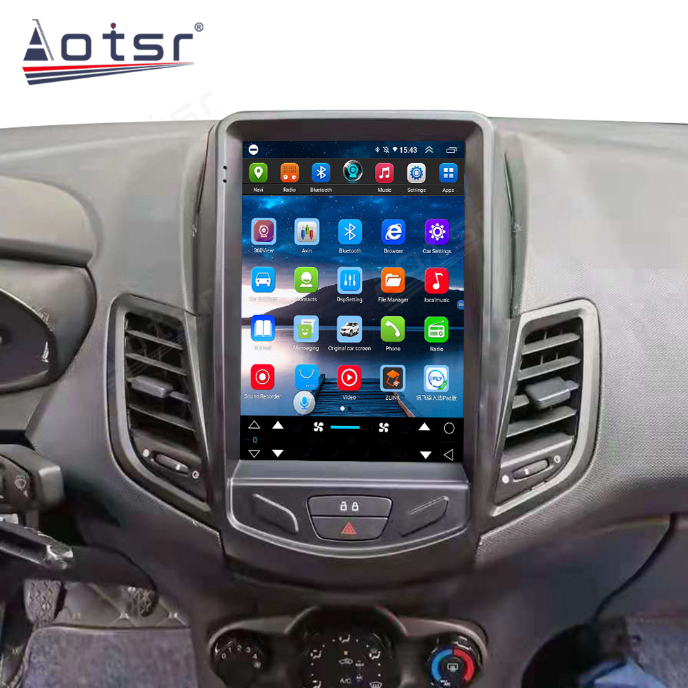 64G Carplay Android 9 For Ford Fiesta 2008-2016