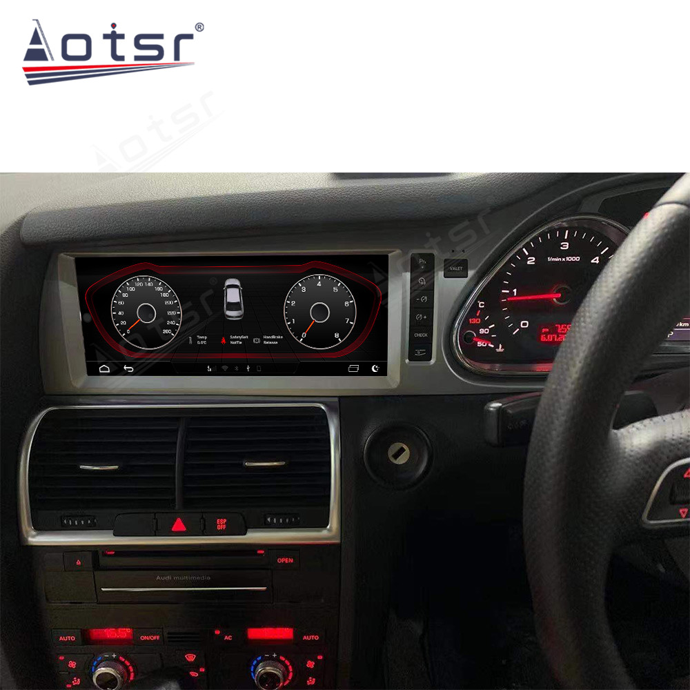 Android 10.0 multimedia player with GPS navigation stereo main unit DSP  suitable for Audi Q7 10-15