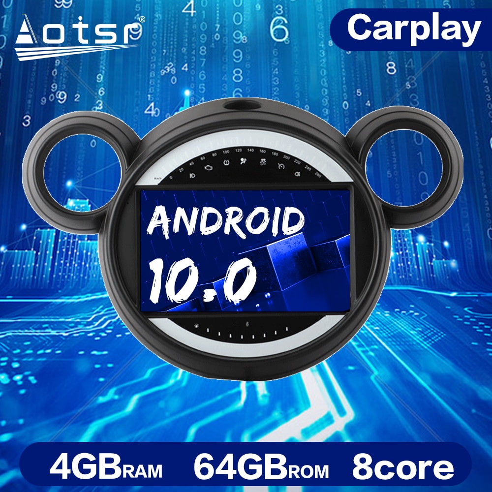 Car GPS Navigation For Mini R56 R60 Cooper 2007 Android Radio Multimedia Player Auto Stereo DVD Player Head Unit Screen Carplay-Aotsr official website