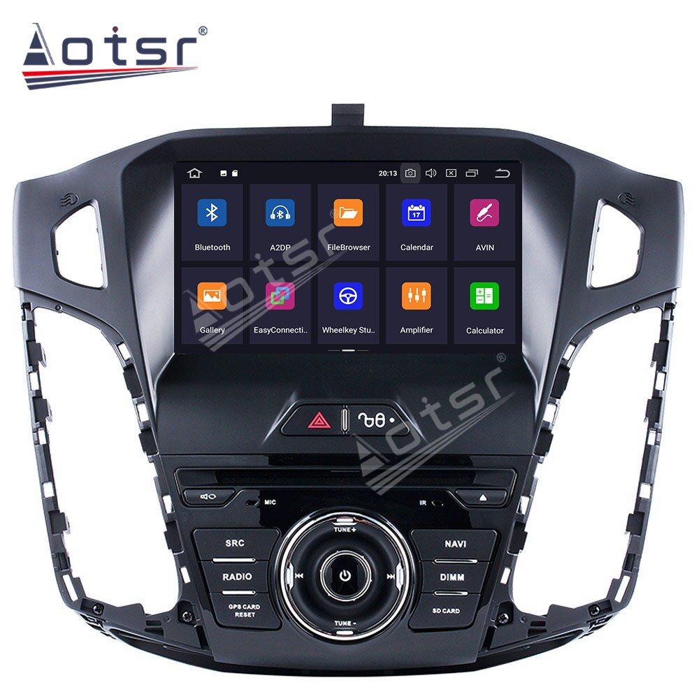 For Ford Focus 3 Mk 3  2012-2017 Tesla Vertical Screen Car Radio Multimedia Video Player Navigation GPS Android 10.0 Stereo Unit-Aotsr official website