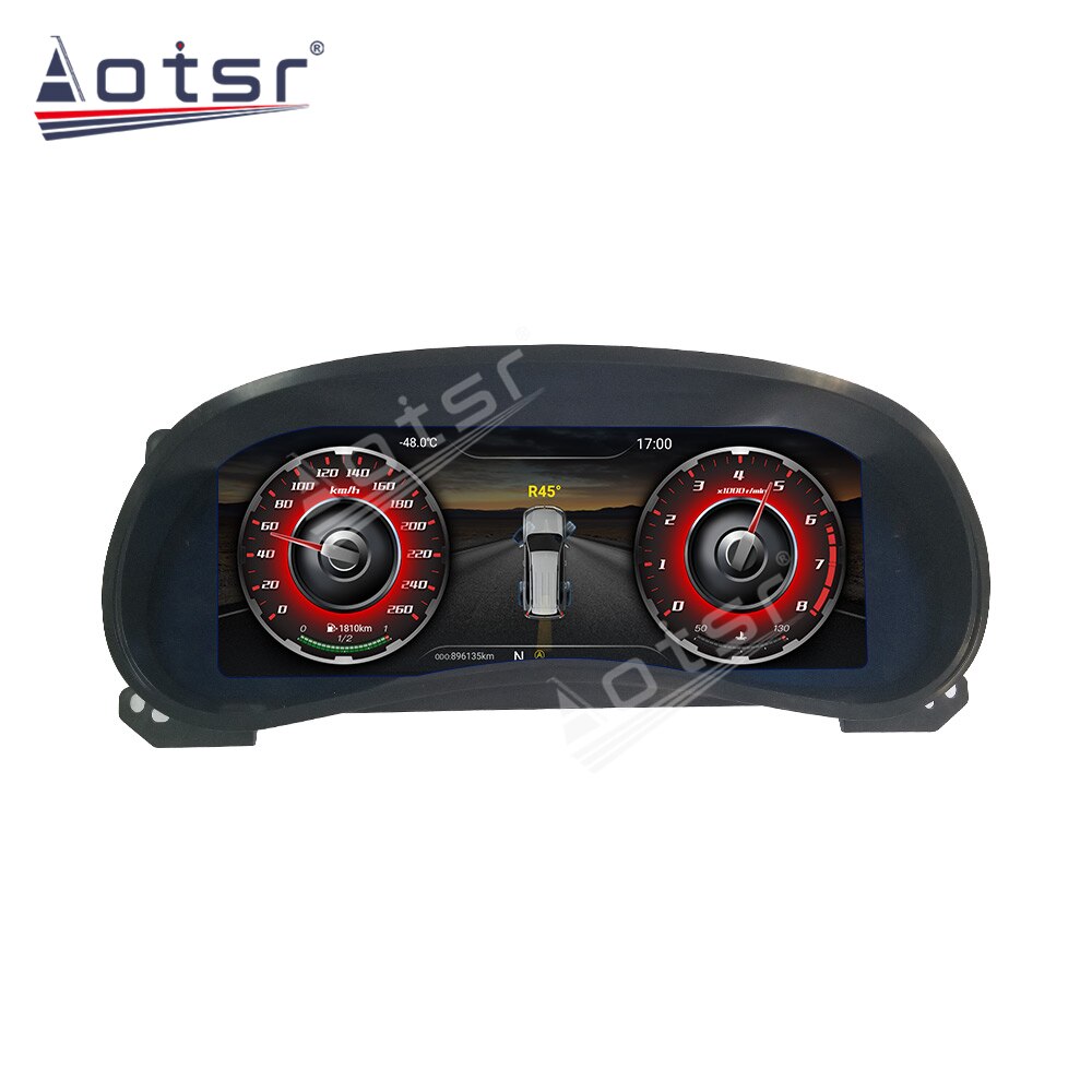 AOTSR 12.3 Inch For Jeep Wrangler 3 JK 2010+ Car LCD Cluster Instrument Multimedia Dashboard Modification GPS navigation player-Aotsr official website