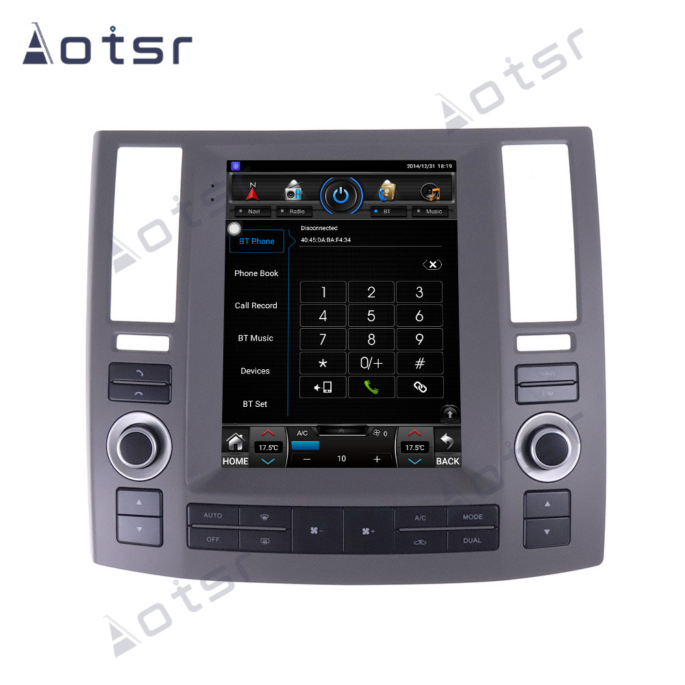 Android 11.0 multimedia player with GPS navigation stereo main unit DSP Carplay 6GB + 128GB suitable for Infiniti FX35 FX45 2006-2009
