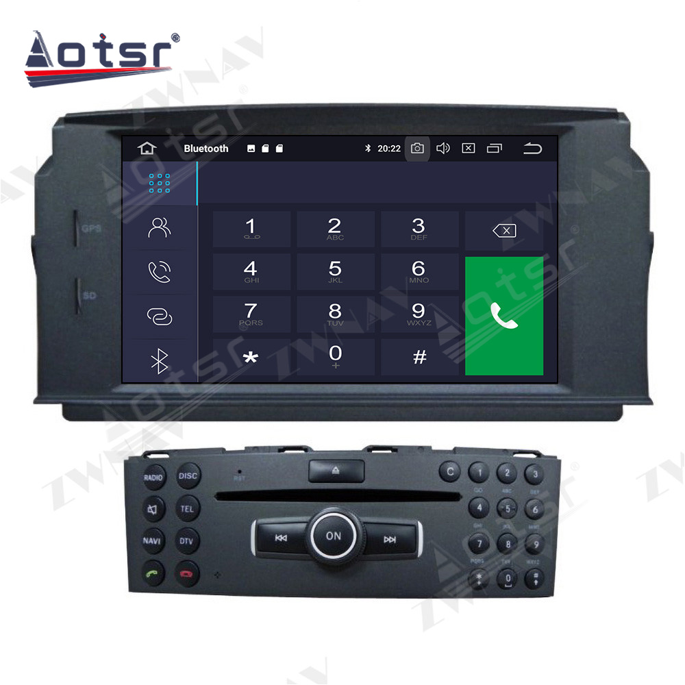 Android Multimedia GPS Navigation Car Radio Auto Sstereo for MERCEDES BENZ C Class C180 C200 C230 Stereo Screen Unit HD-Aotsr official website