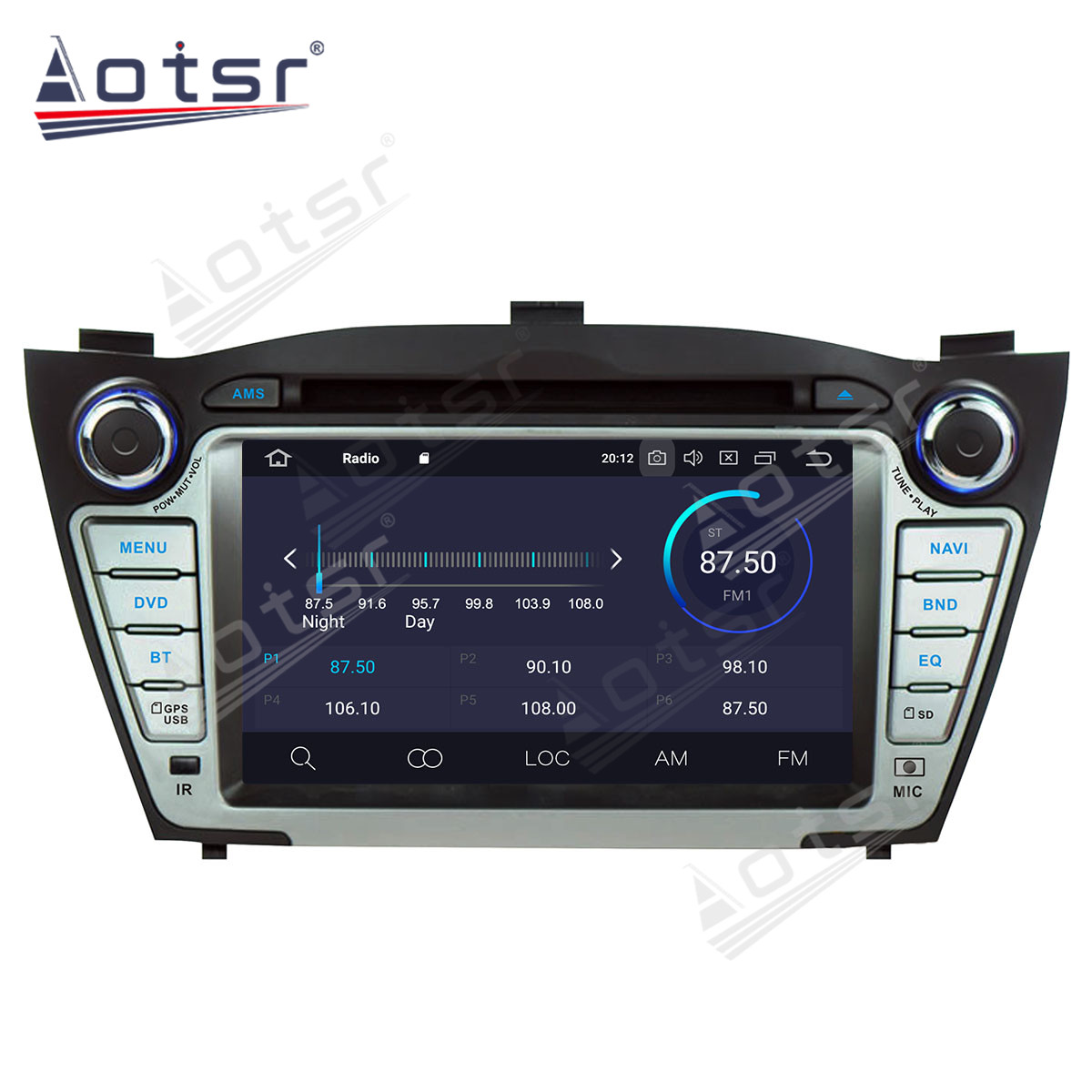 6+128GB Android 11 Auto Stereo For Hyundai IX35 2009 - 2013 Audio Car Radio DVD Multimedia Player GPS Navigation Head Unit-Aotsr official website