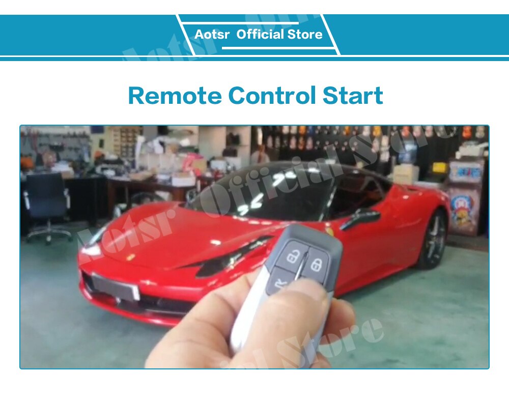Keyless Start Smart Engine Start Remoto Control for Porsche Panamera With Phone App Intelligent Switch Door Lock Acc Detection-Aotsr official website