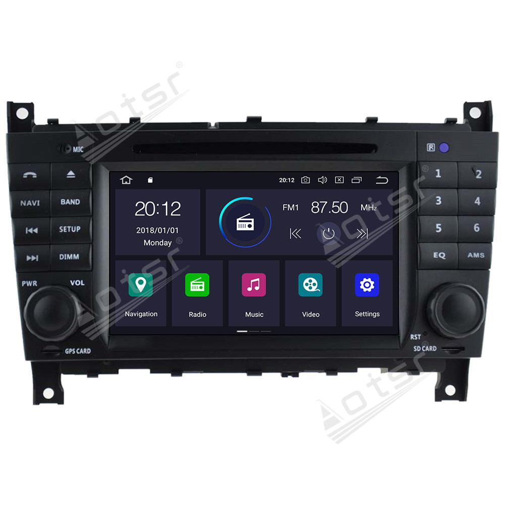 For  Benz C-Class W203 2004 2005 2006 2007 Android CD DVD Player for  Mercedes Benz GPS Navigation Player-Aotsr official website