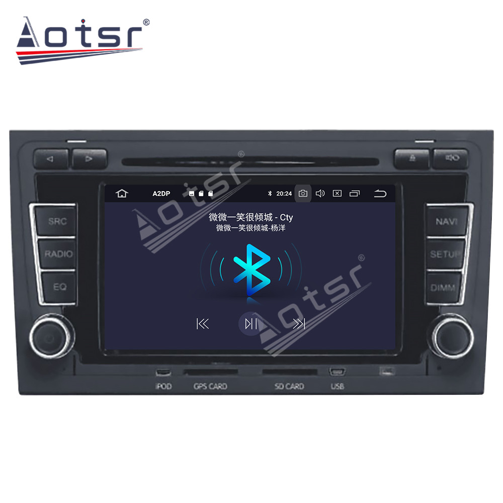 Android 11.0  Multimedia Player 128G For AUDI A4 2002-2007 with GPS navigation suitable for Audi stereo main unit DSP Carplay -Aotsr official website