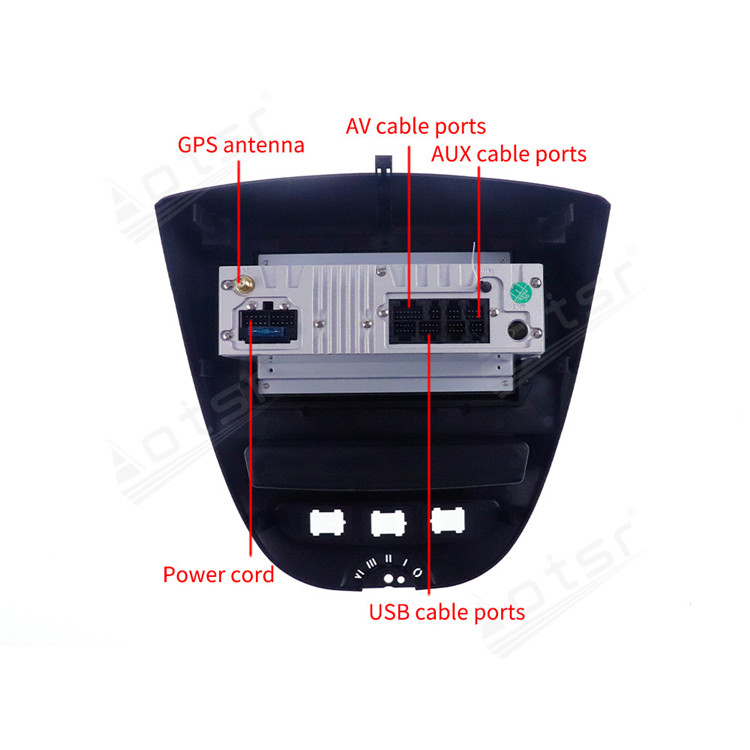10 Inch Android 10.0 Auto Stereo For Peugeot 107 Toyota Aygo Citroen C1 2005-2014 Audio Car Radio DVD Multimedia Player GPS Navigation Head Unit-Aotsr official website