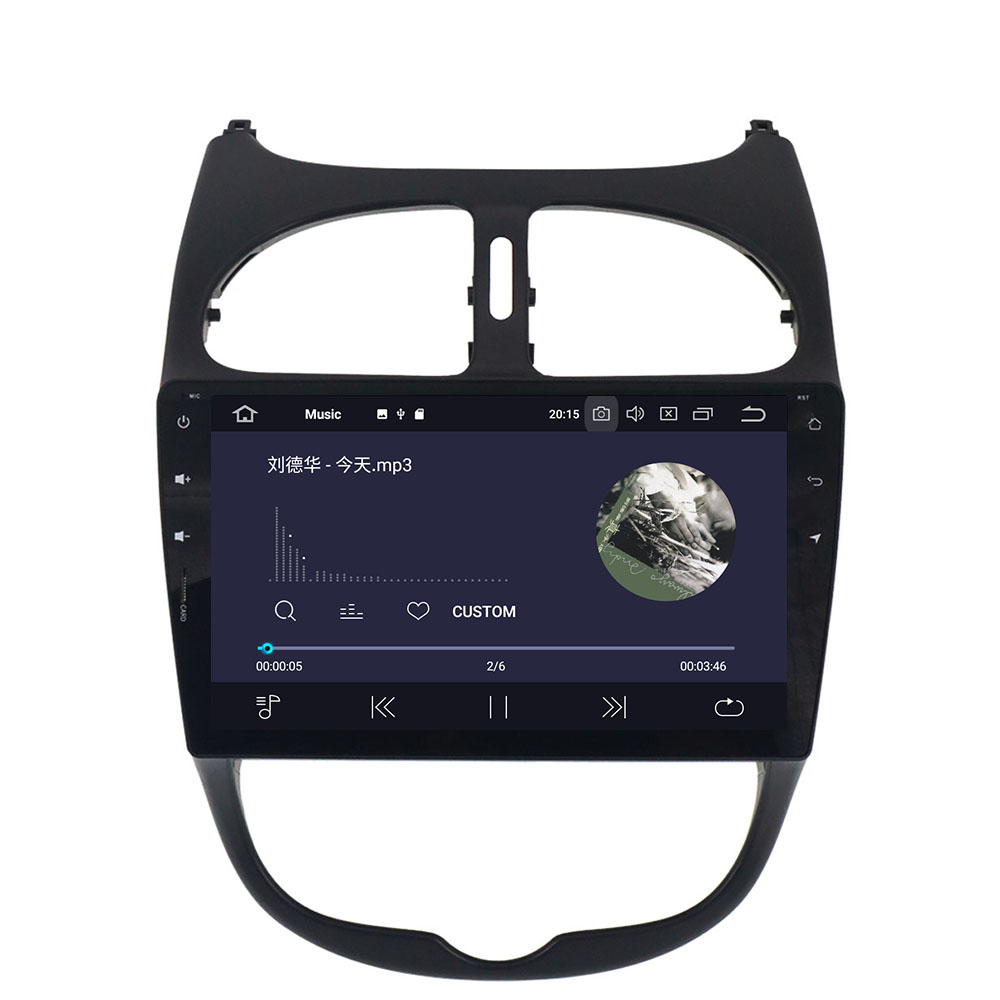 Android 11 Carplay For Peugeot 206 2000-2016 Radio Android Multimedia Car Radio PX6 Screen GPS Navigation Audio Head Unit HD-Aotsr official website