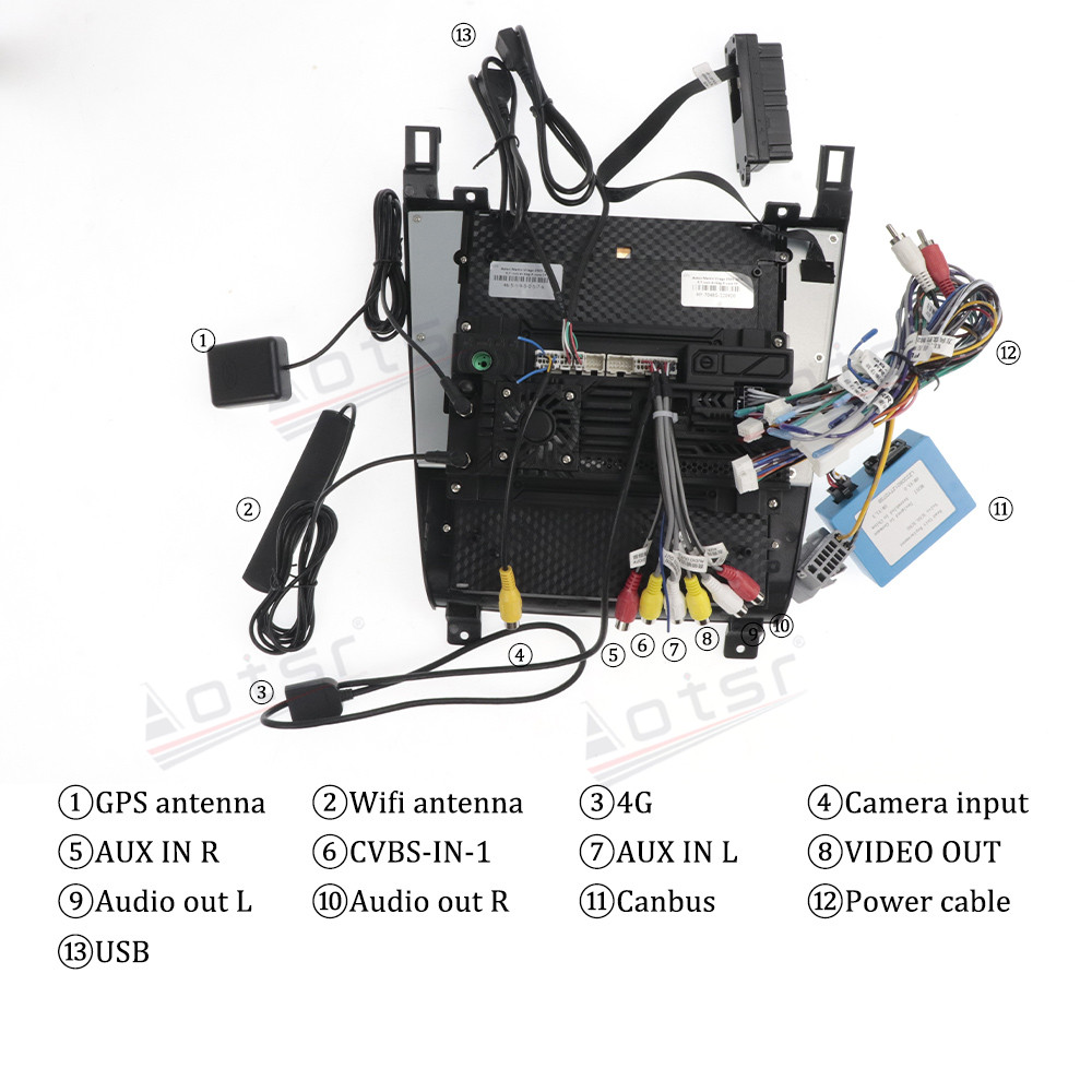Android 11.0 For Aston Martin 2005-2015 Auto Car Radio Multimedia Player GPS Navigation Touch Screen Head Unit DSP