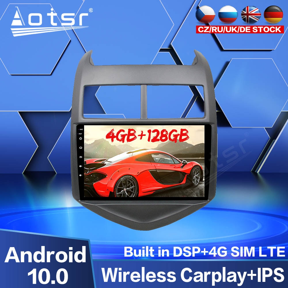 128GB Screen for Chevrolet Aveo 2 Sonic T300 2011-2015 Car Radio Multimedia Video DVD Player GPS Navigation 2din DVD Android 10-Aotsr official website