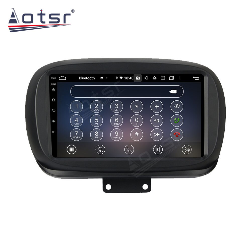 128G Carplay Android Screen Car Multimedia Player for Fiat 500X 2016 2017 2018 2019 Car Radio Recorder DVD Player GPS Navigation-Aotsr official website