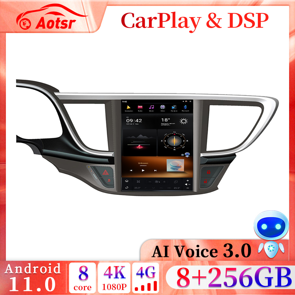 128G Tesla Style Android 11.0 For Buick Excelle XT 2015 Multimedia Player Auto Radio Car Audio GPS Navigation Head Unit -Aotsr official website