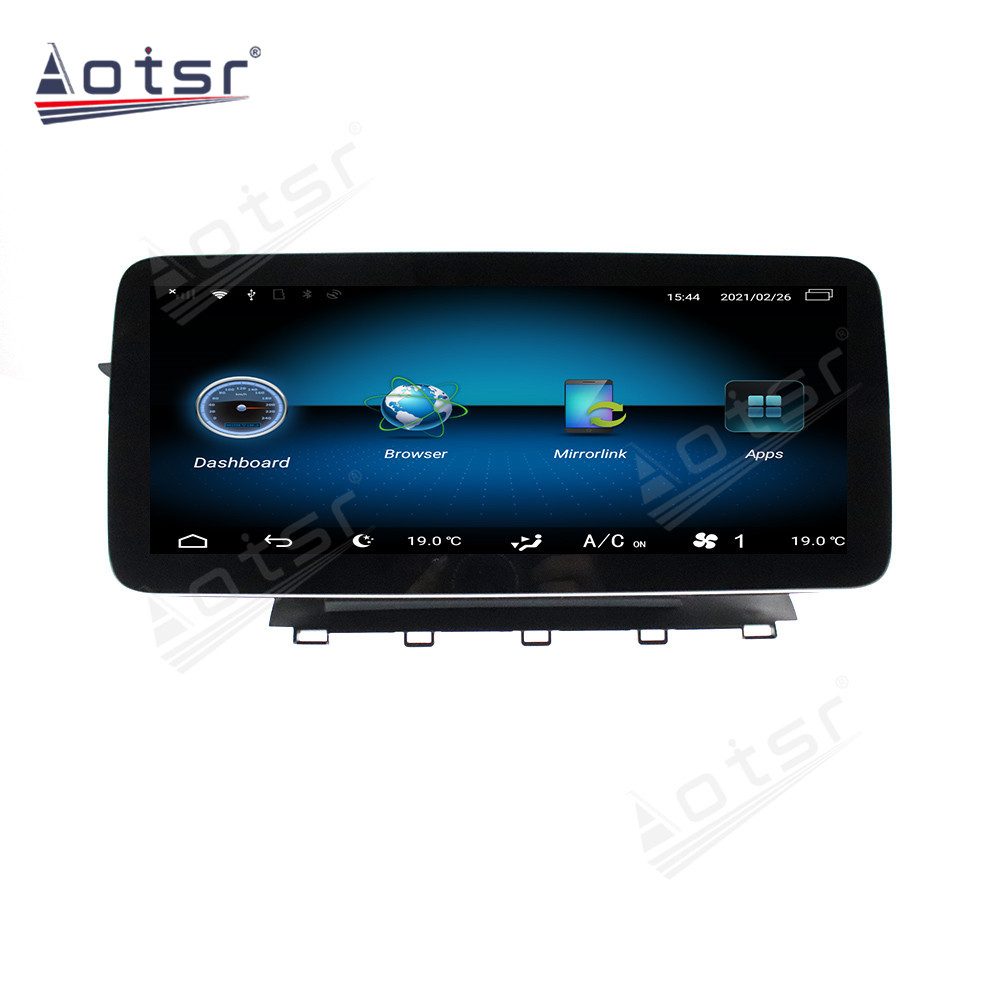 Android 10.0 multimedia player with GPS navigation stereo main unit DSP  8GB + 128GB suitable for Benz 13-15 GLK