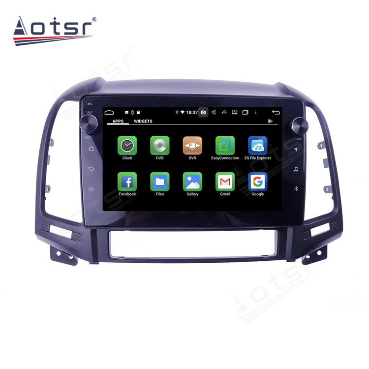 9 Inch Android 10.0 Auto Stereo For Hyundai Santa FE IX45 2006-2012 Audio Car Radio DVD Multimedia Player GPS Navigation Head Unit-Aotsr official website