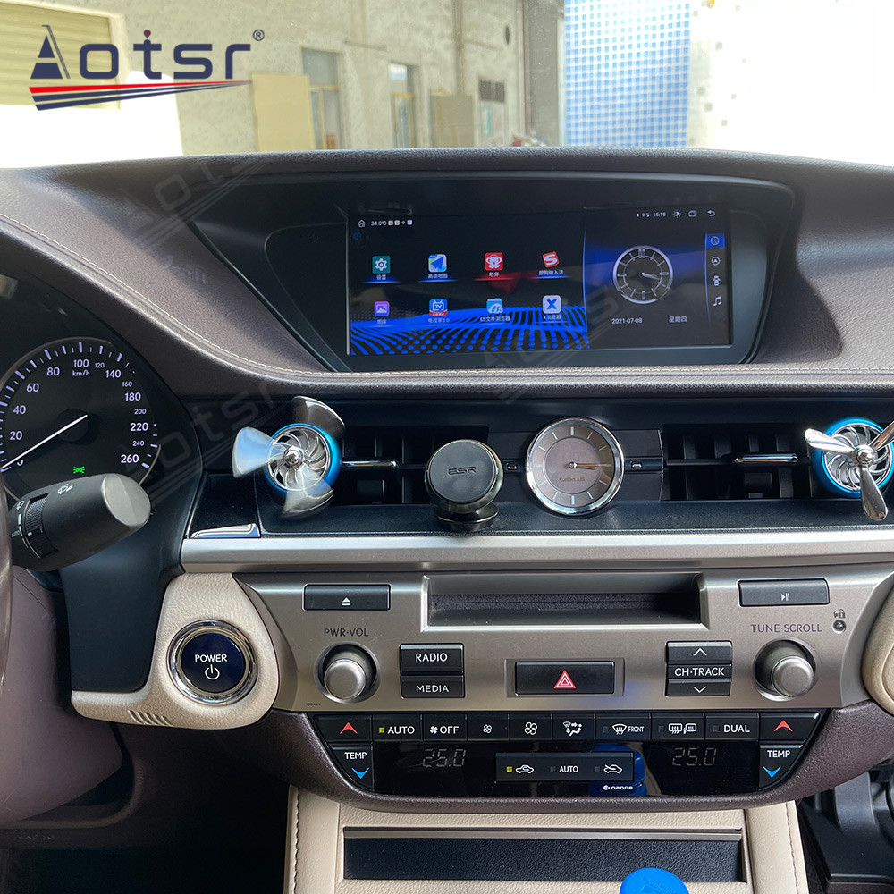 Android 10.0 multimedia player with GPS navigation stereo main unit DSP  suitable for Lexus ES 13-18