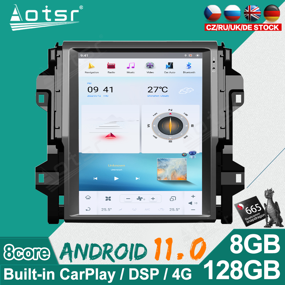 Android 11.0 Tesla Screen Style Multimedia Player with GPS Navigation Stereo For Toyota Fortuner 2016-2019 Head Unit-Aotsr official website