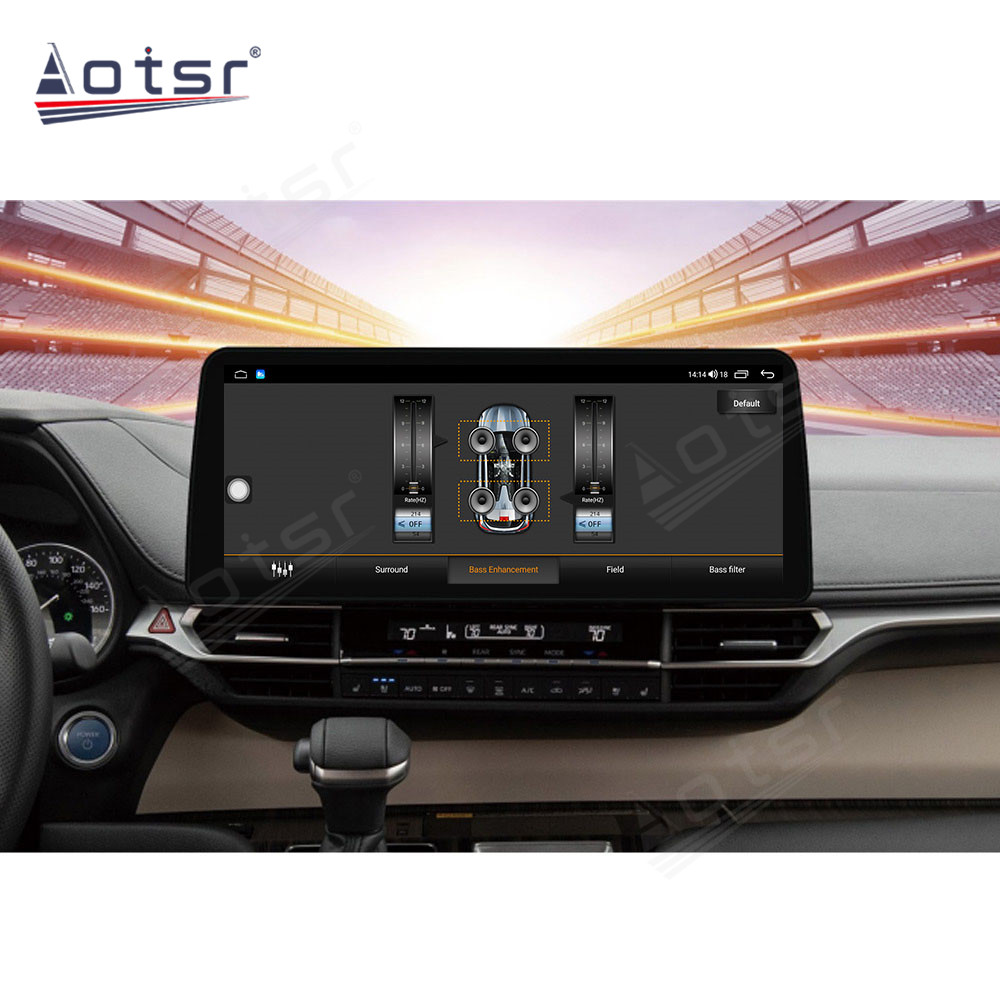 Android 10.0 multimedia player with GPS navigation stereo main unit DSP  6GB + 128GB suitable for Toyota Senna
